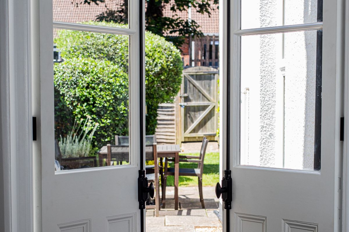 Double french doors